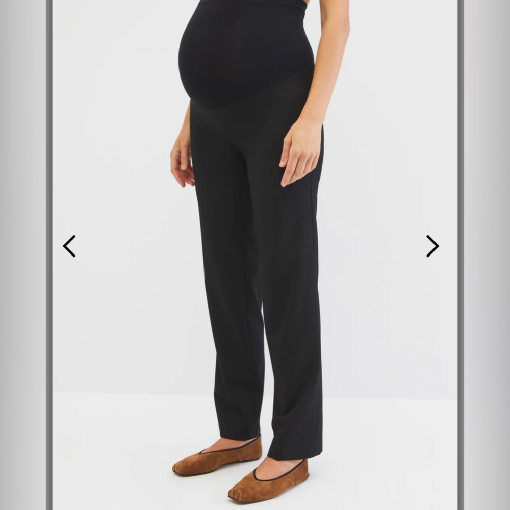 Motherhood Maternity Classic Black Work Pants SZ petite large
